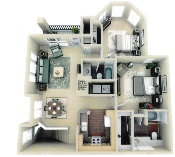 Floor Plans 1 Bedroom Apartments San Antonio